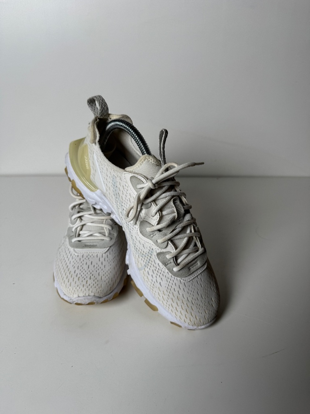 Nike React Vision Triple White Smoke Grey Running Shoes CD4373-101 Men Size 8